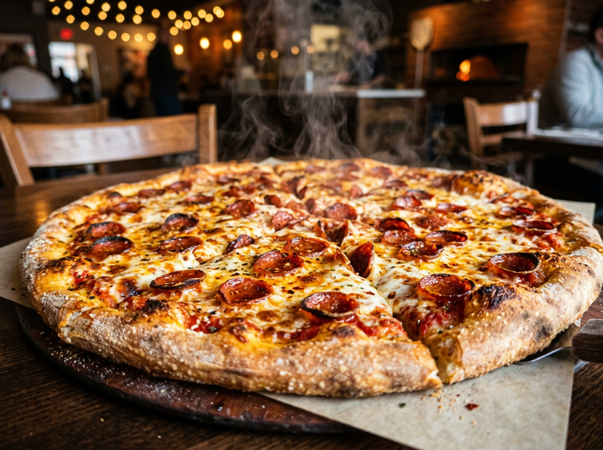 Large Melted Cheese Pizza